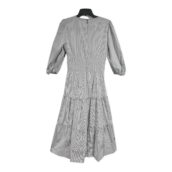 Parker Marzia Striped Cutout Midi Dress - Picture 6 of 7